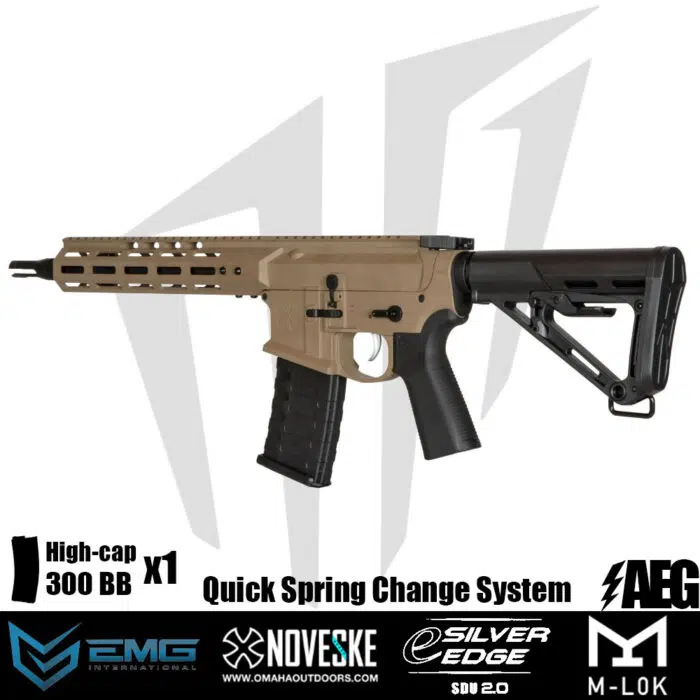 EMG Noveske Shorty 10.5 Gen 4 Airsoft Tüfeği Tan