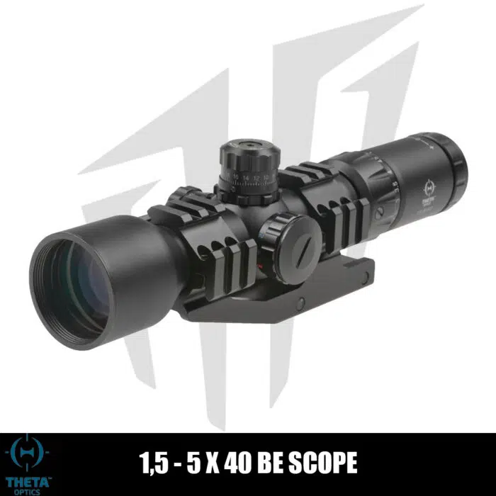 Theta Optics 1.5-5×40 BE Dürbün Siyah