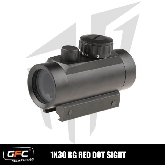 GFC 1×30 RG Red Dot Sight – Siyah