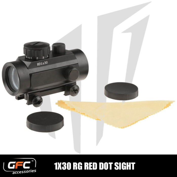 GFC 1×30 RG Red Dot Sight – Siyah