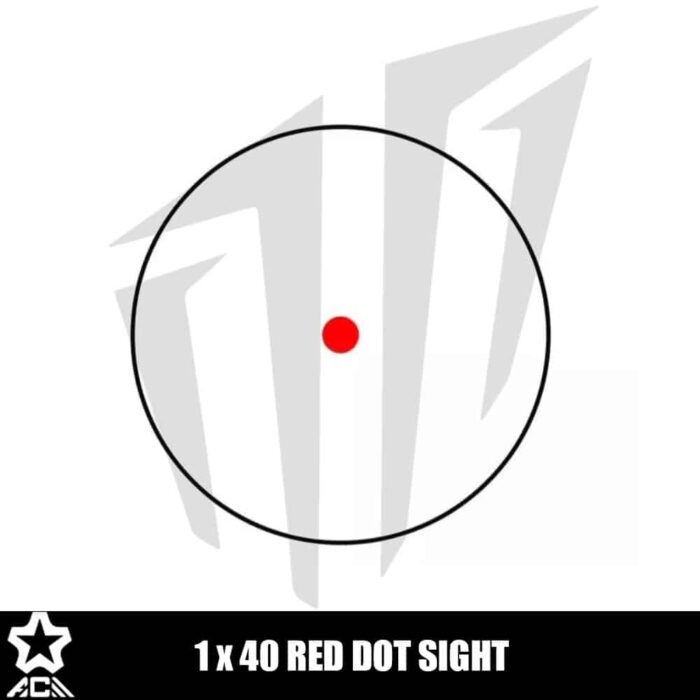 ACM 1×40 Red Dot Sight Siyah