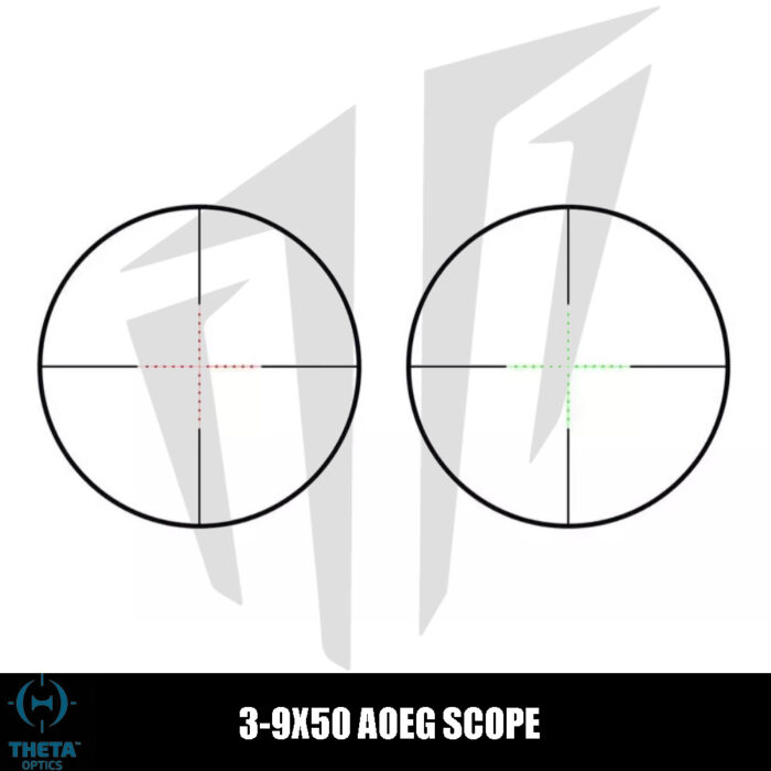 Theta Optics 3-9×50 AOEG Dürbün – Siyah