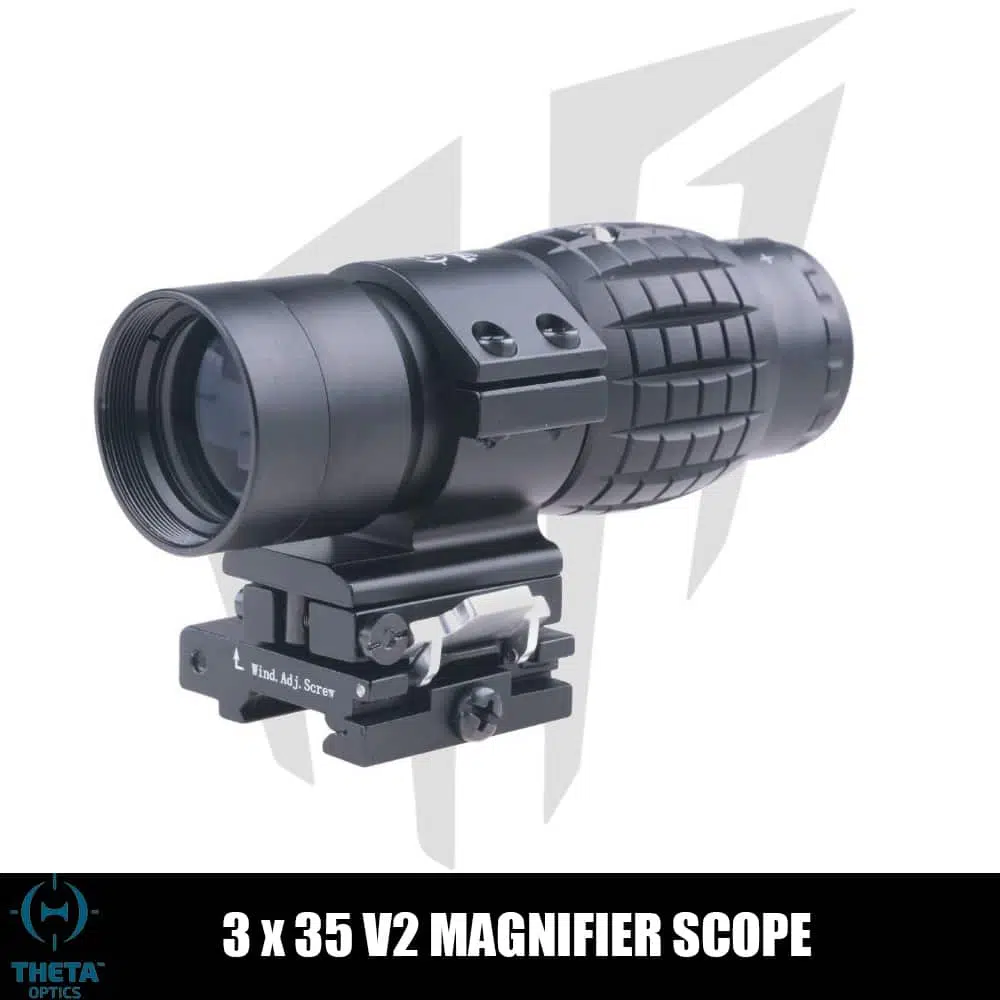 Theta Optics 3×35 V2 Magnifier Dürbün Siyah