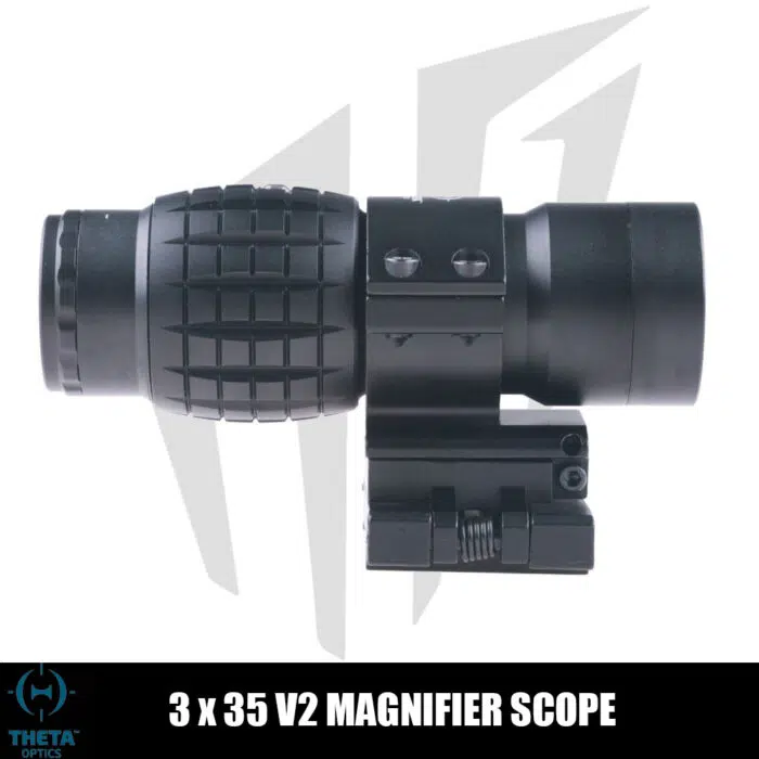 Theta Optics 3×35 V2 Magnifier Dürbün Siyah