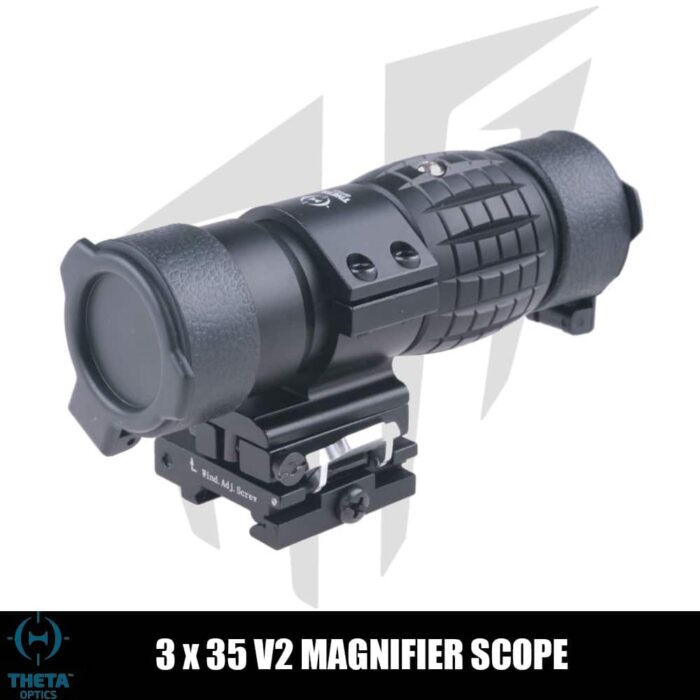 Theta Optics 3×35 V2 Magnifier Dürbün Siyah