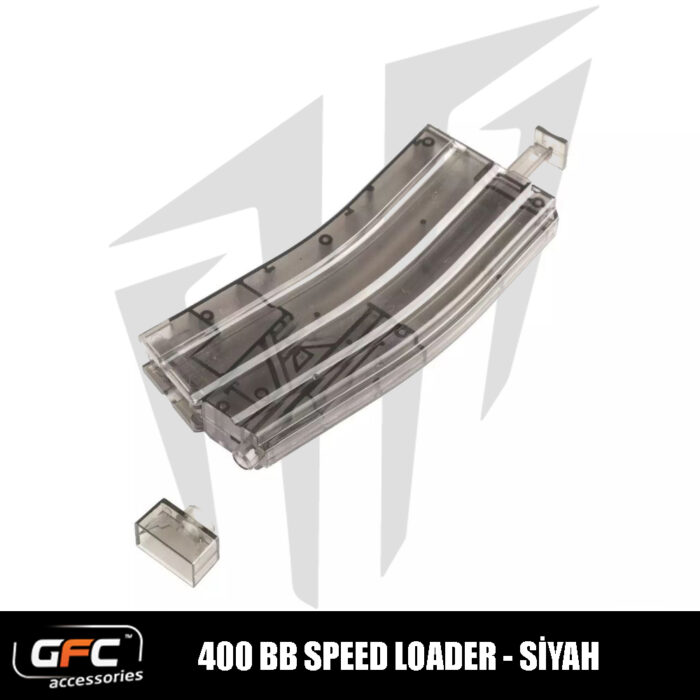 GFC Şarjör Şeklinde 400 BB Kapasiteli Speed Loader – Siyah