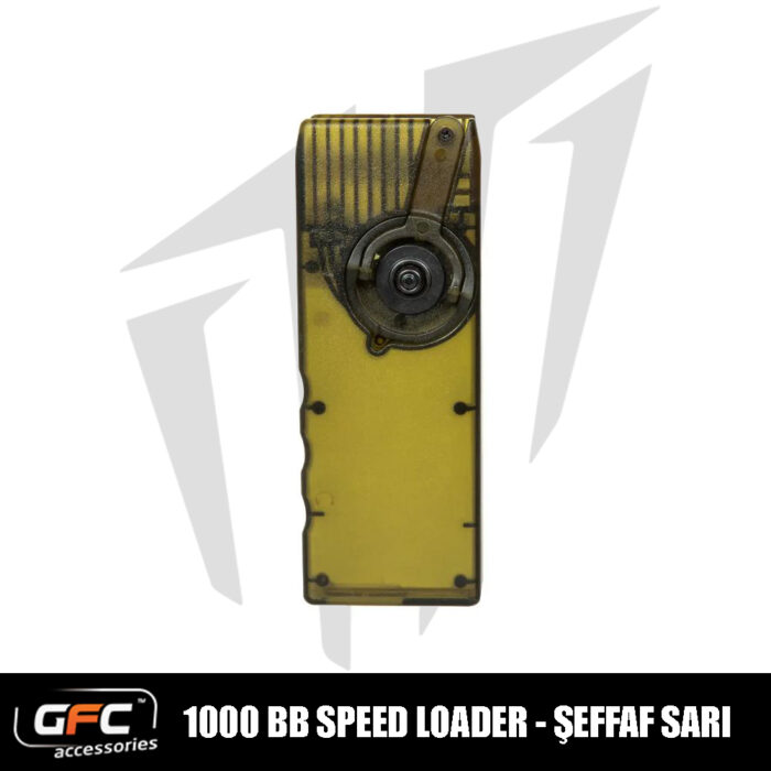 GFC M4/M16 Şerjörlere Uyumlu 1000BB Kapasiteli Speed Loader – Şeffaf Sarı