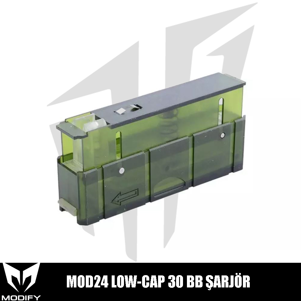 Modify MOD24 Tüfek için Low-Cap Airsoft Şarjörü 30BB