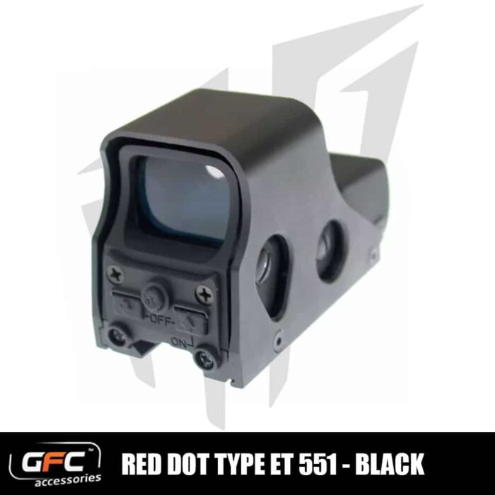 GFC ET 551 Type Red Dot Siyah