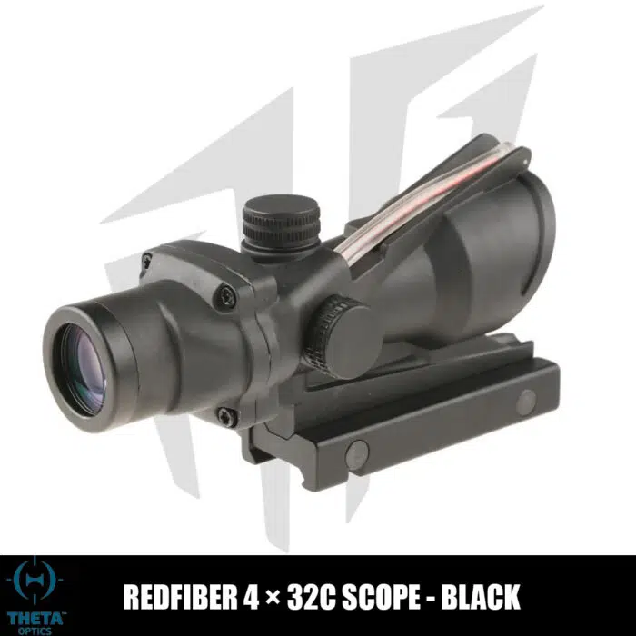 Theta Optics RedFiber 4×32C Dürbün Siyah