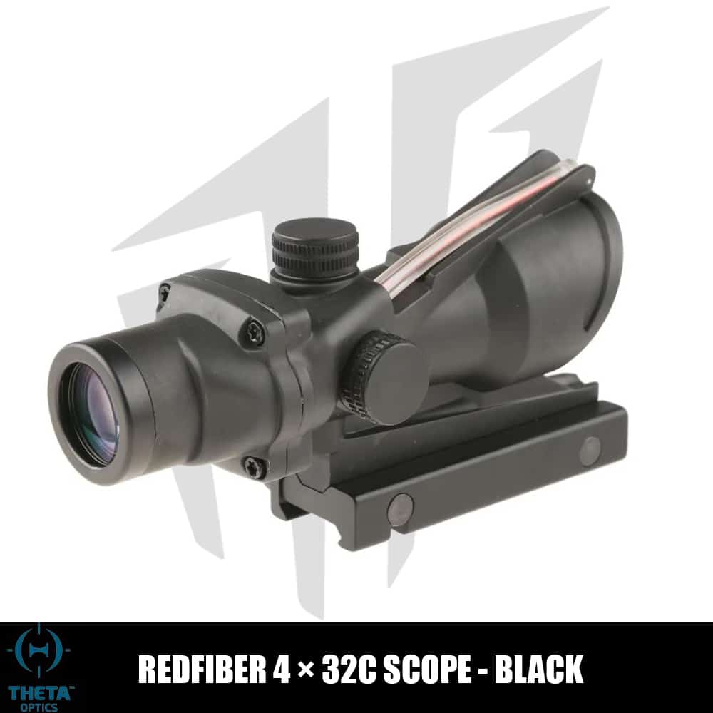 Theta Optics RedFiber 4×32C Dürbün Siyah