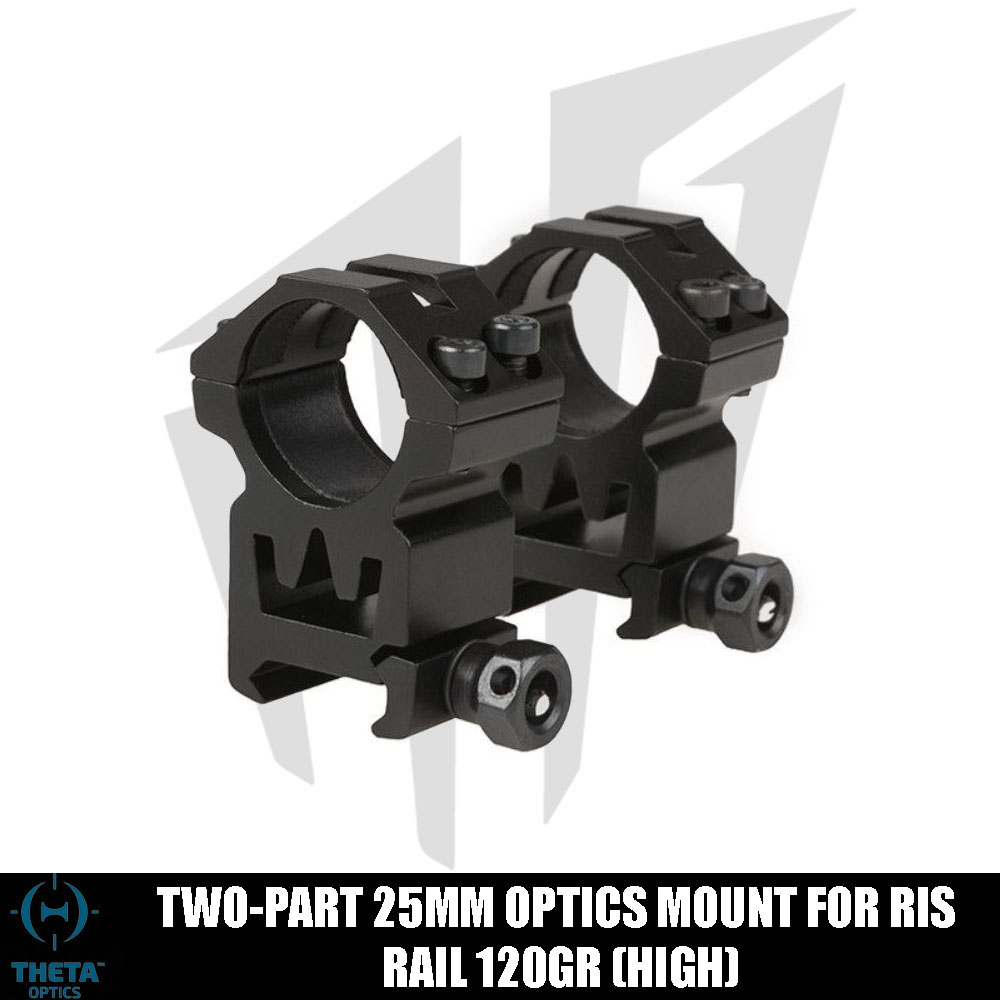 Theta Optics RIS Ray 120gr için İki Parçalı 25mm Optik Montaj Sistemi Yüksek