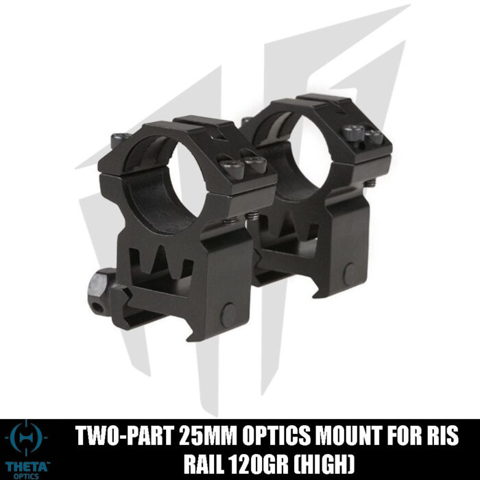 Theta Optics RIS Ray 120gr için İki Parçalı 25mm Optik Montaj Sistemi Yüksek