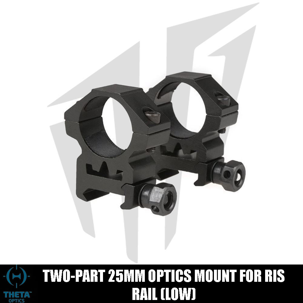 Theta Optics RIS Ray için İki Parçalı 25mm Optik Montaj Sistemi (Düşük)