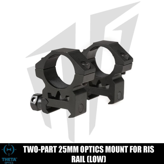 Theta Optics RIS Ray için İki Parçalı 25mm Optik Montaj Sistemi (Düşük)