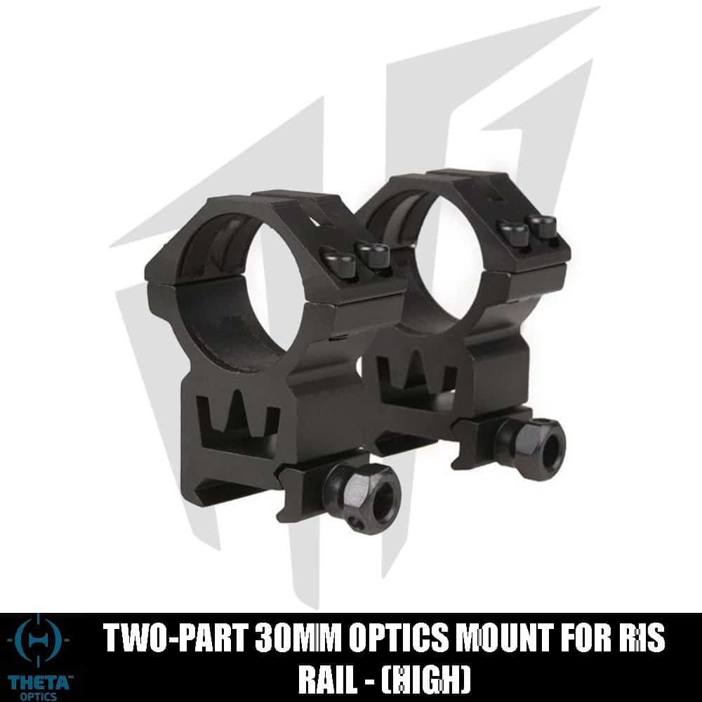 Two-Part 30mm Optics Mount For RIS Rail (High)