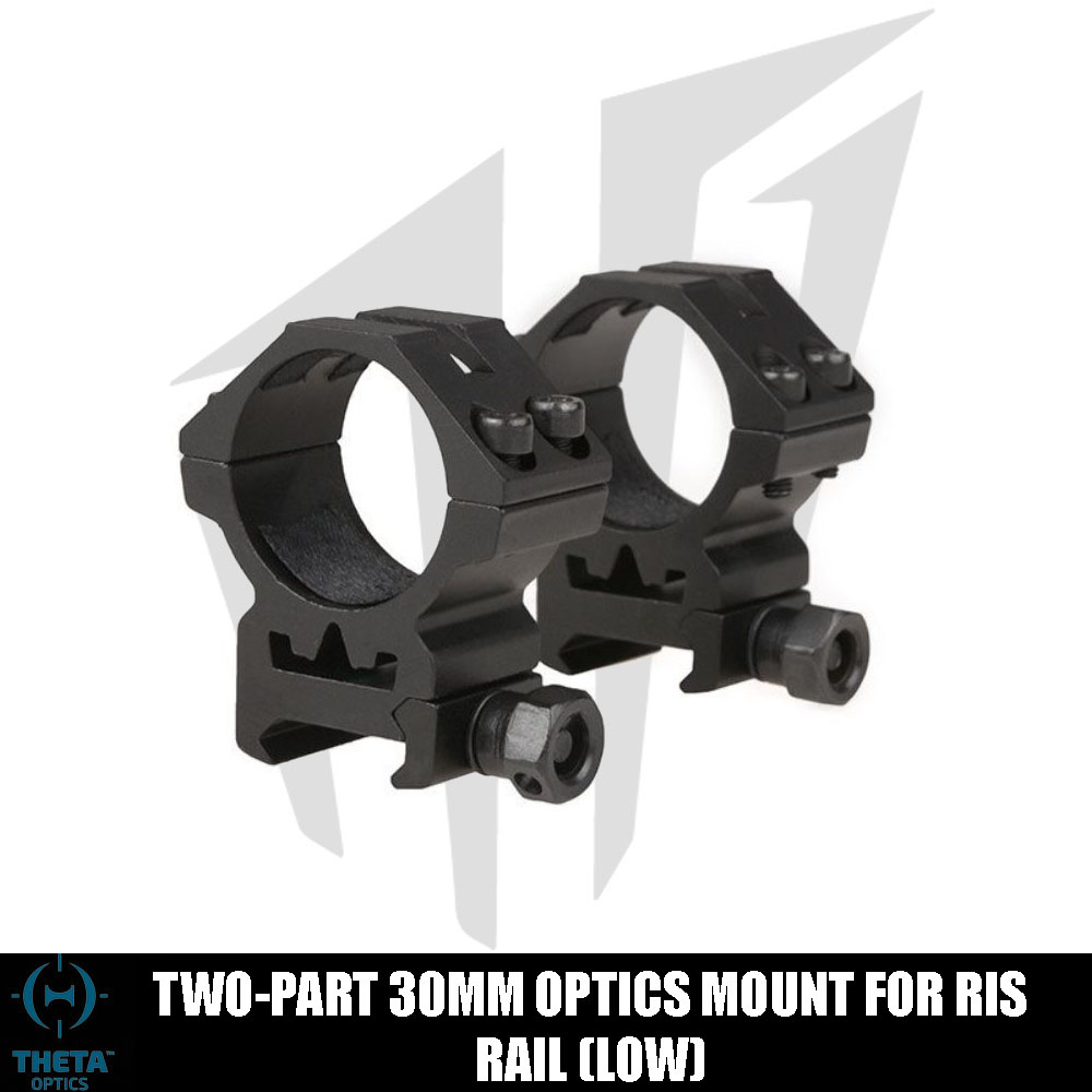 Theta Optics RIS Ray için İki Parçalı 30mm Optik Montaj Sistemi (Düşük)