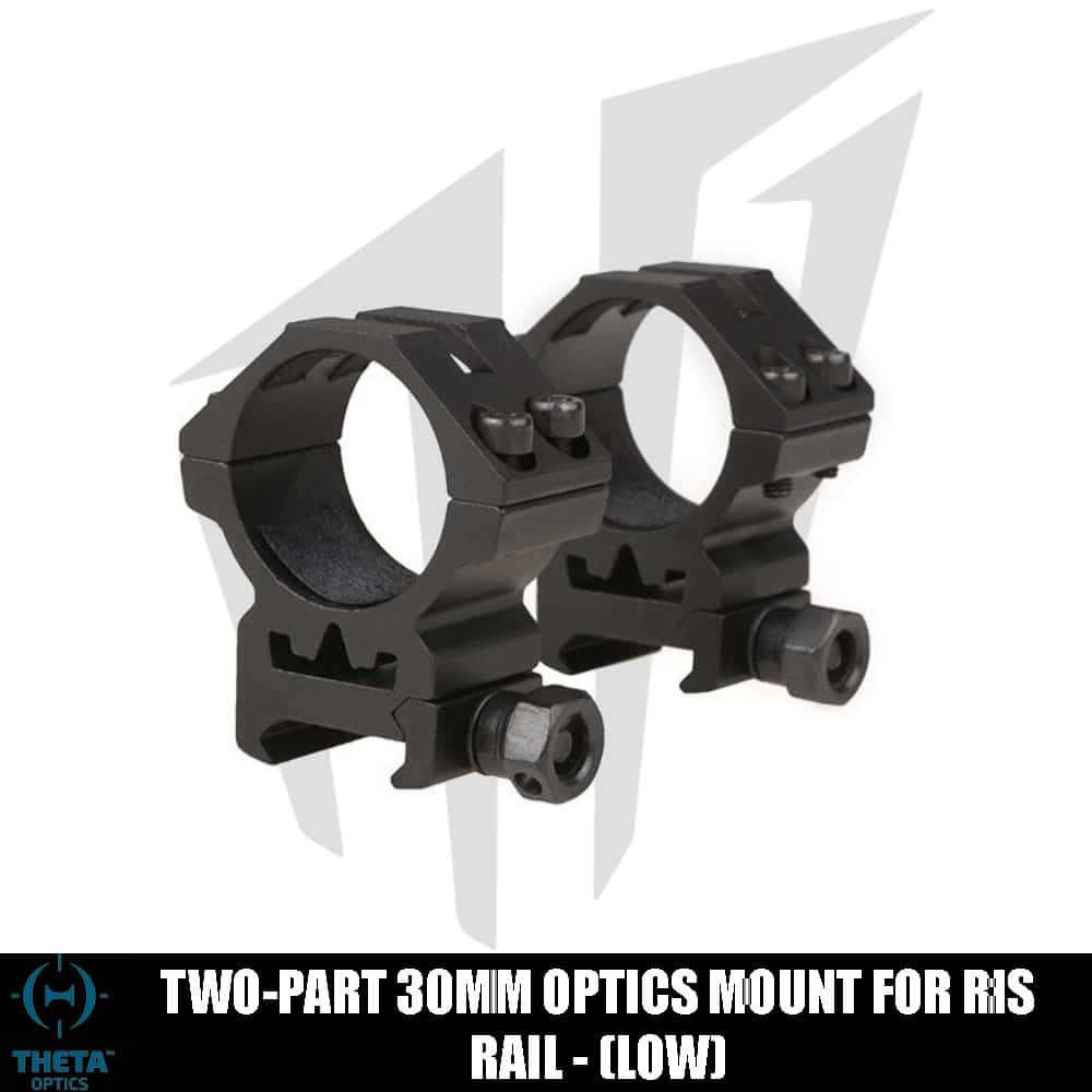 Two-Part 30mm Optics Mount For RIS Rail (Low)