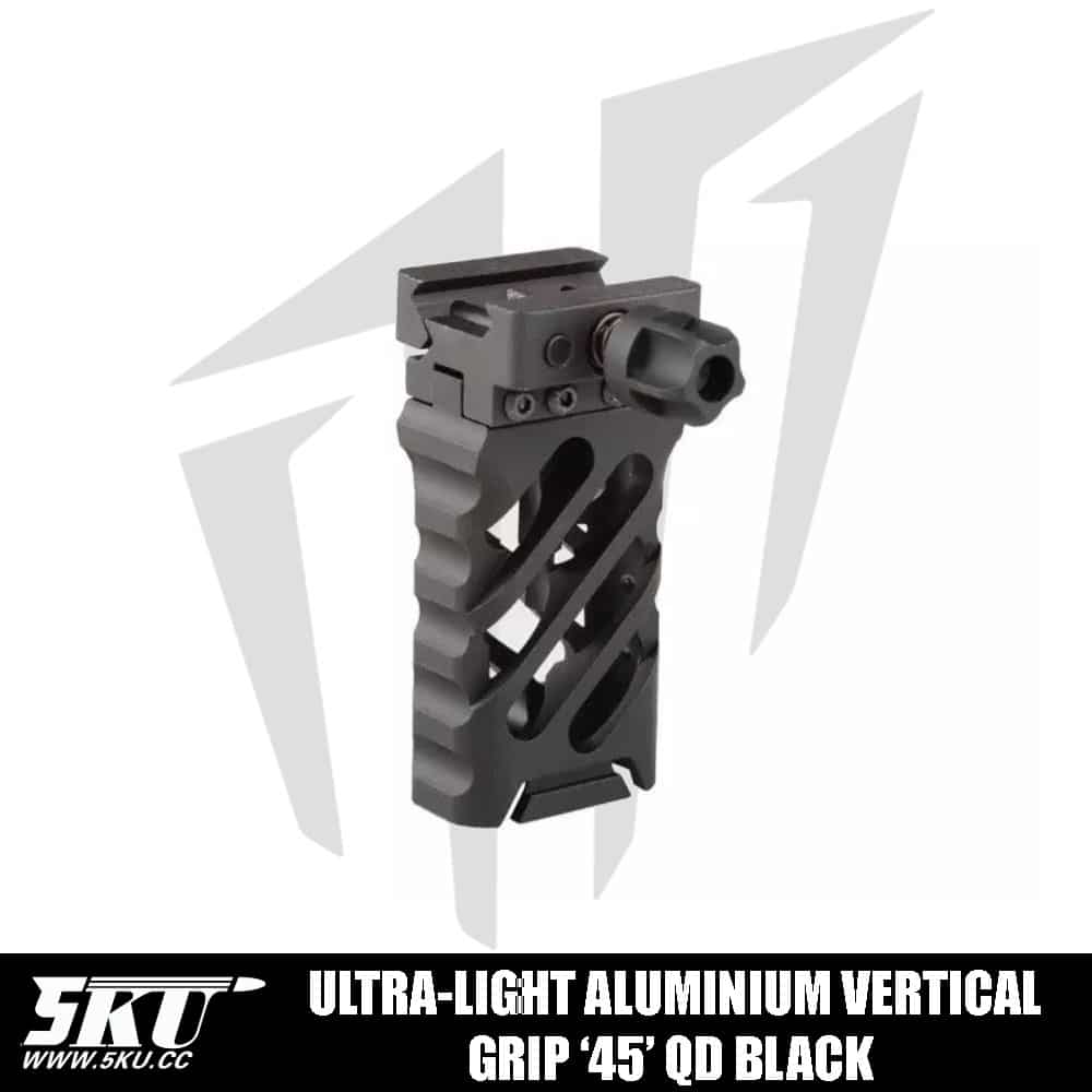 Ultra-Light Aluminium Vertical Grip ‘45’ QD – Siyah