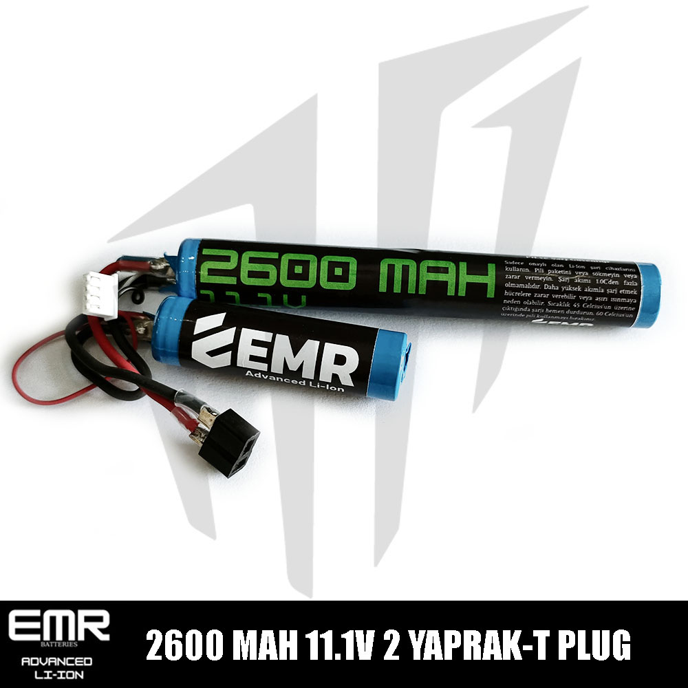 Emr 2600 Mah 11.1V 2 Yaprak T Plug