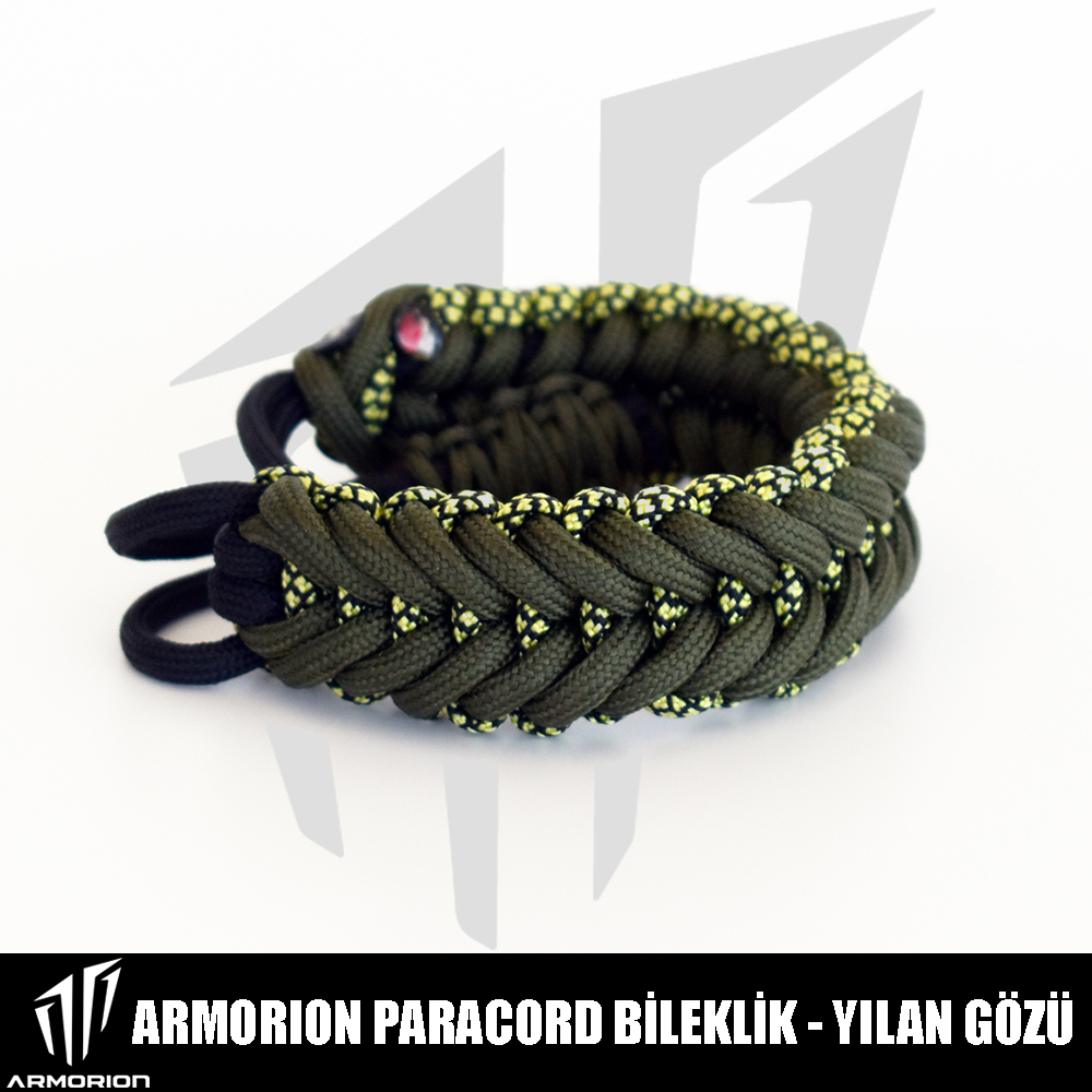 Armorion Paracord Bileklik – Yılan Gözü