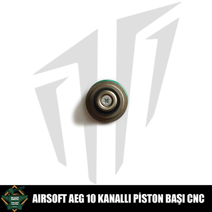 BlackSmith Custom AEG 10 Kanallı Airsoft Piston Başı CNC