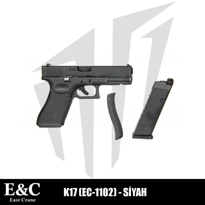 East & Crane EC-1102 Glock17 Airsoft Tabanca – Siyah