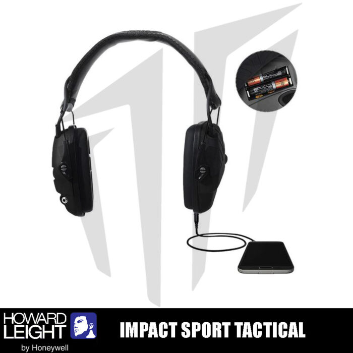 Howard Leight By Honeywell Impact Sport Taktikal Atış Kulaklığı Siyah