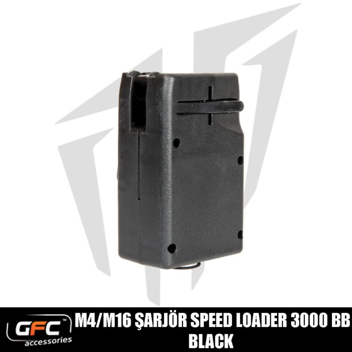 GFC M4/M16 Şarjörleri için Vinçli ve Konteynerli Speed loader – Siyah