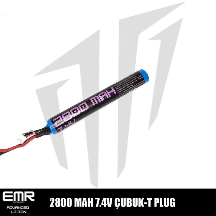 EMR 7.4V 2800 Mah Çubuk T Plug Lithium-Ion Pil