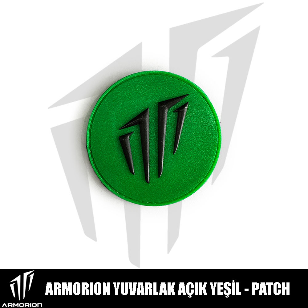 Armorion Yuvarlak Açık Yeşil Patch