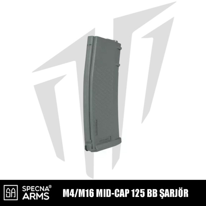 Specna Arms 125BB’lik S-Mag Mid-Cap Airsoft Şarjör – Gri