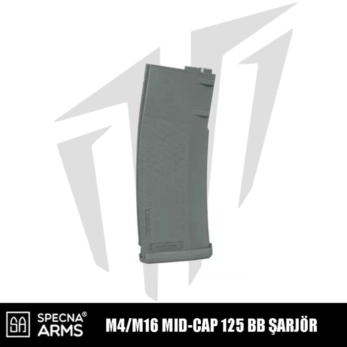 Specna Arms 125BB’lik S-Mag Mid-Cap Airsoft Şarjör – Gri