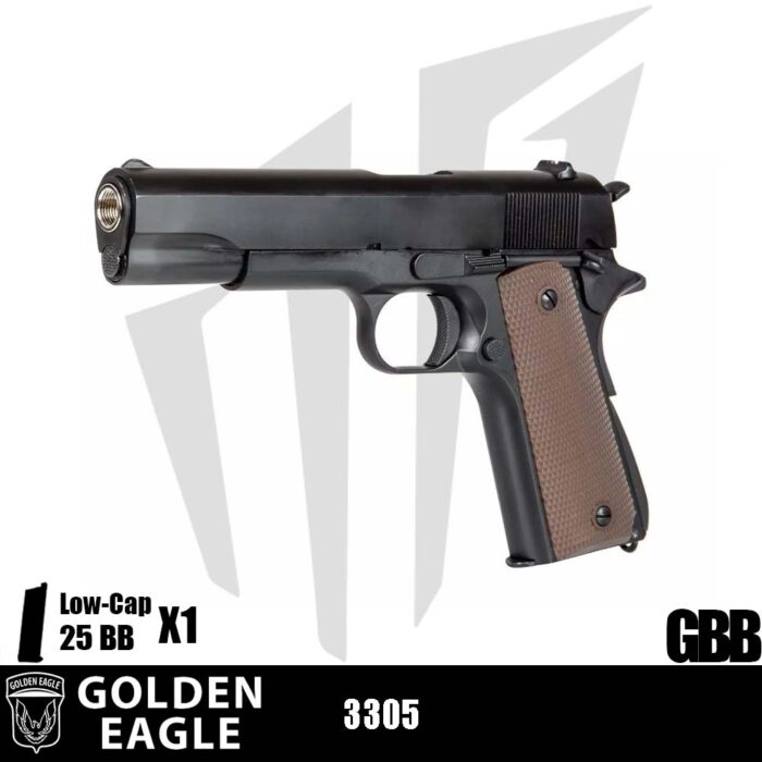 Golden Eagle 3305 Airsoft Tabanca - Siyah