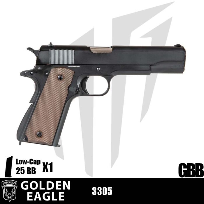 Golden Eagle 3305 Airsoft Tabanca - Siyah