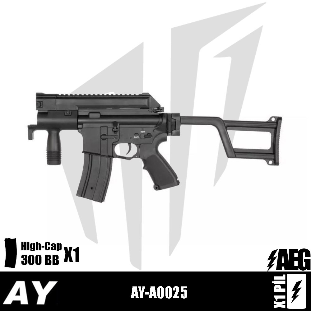 AY-A0025 Airsoft Tüfeği – Siyah