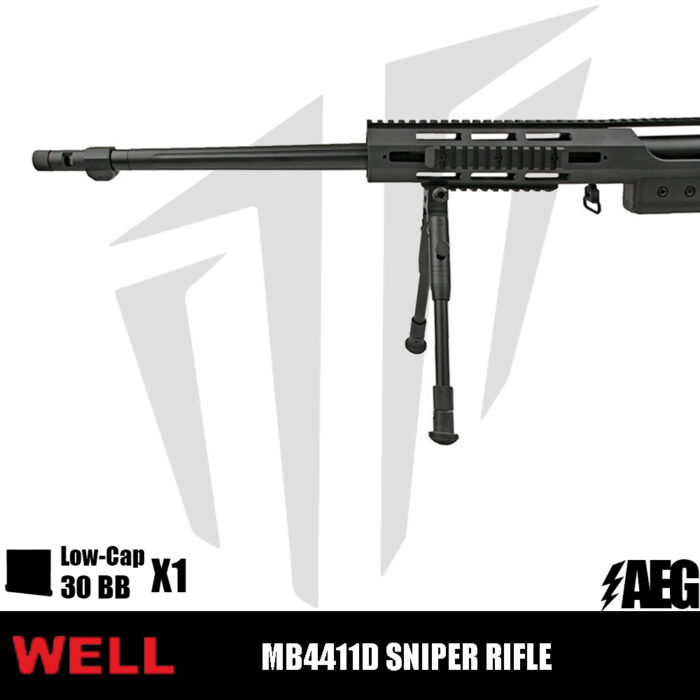 Well MB4411D Sniper Dürbünlü Airsoft Tüfeği – Siyah