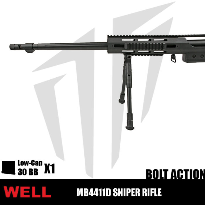 Well MB4411D Sniper Dürbünlü Airsoft Tüfeği – Siyah