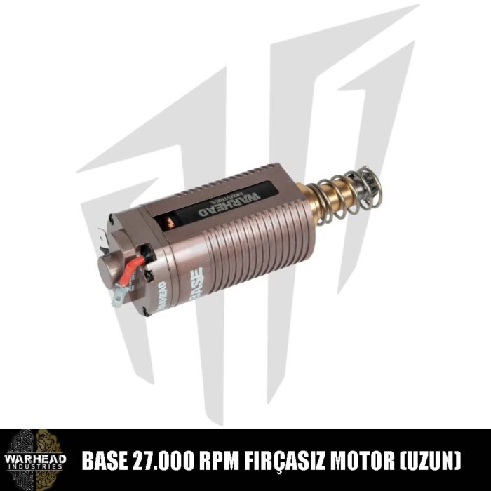 Warhead Industries BASE 27.000 RPM Fırçasız Airsoft AEG Motoru (Uzun)