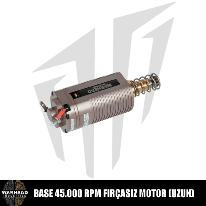 Warhead Industries BASE 45.000 RPM Fırçasız Airsoft AEG Motoru (Uzun)