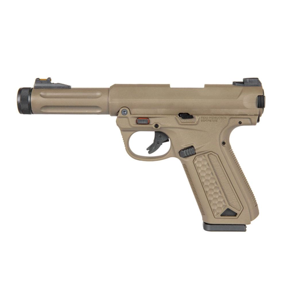 Action Army AAP01 Assassin Airsoft Tabanca Tam Otomatik / Yarı Otomatik – Dark Earth