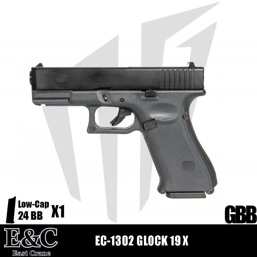 EAST&CRANE EC-1302 GLOCK 19X Airsoft Tabanca – Siyah