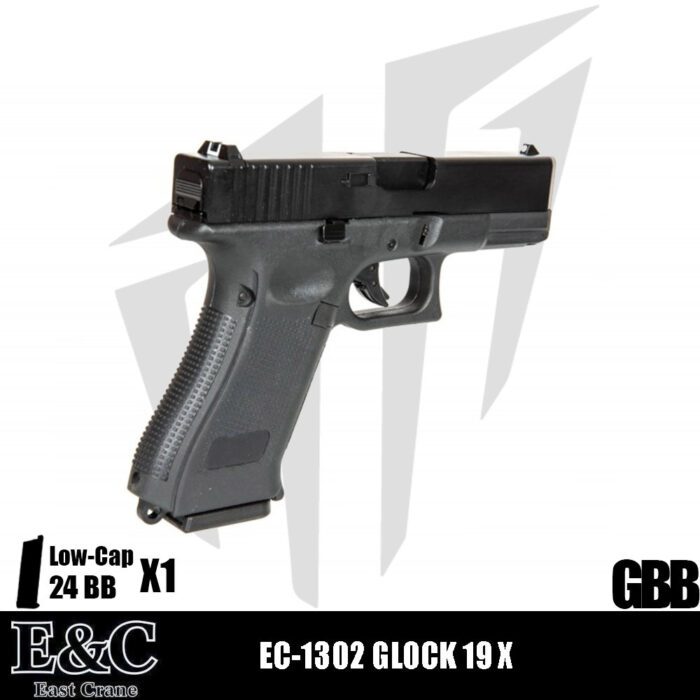 EAST&CRANE EC-1302 GLOCK 19X Airsoft Tabanca – Siyah