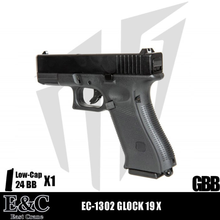 EAST&CRANE EC-1302 GLOCK 19X Airsoft Tabanca – Siyah