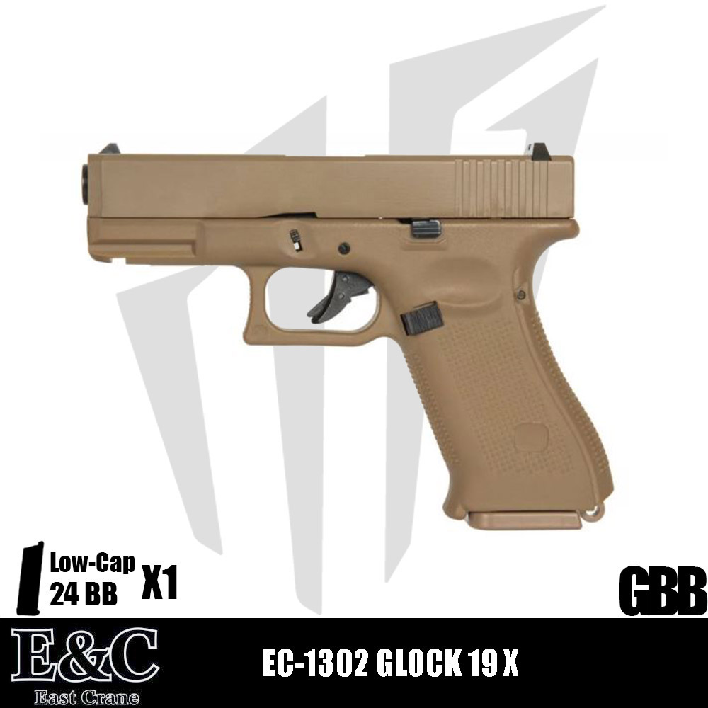 EAST&CRANE EC-1302 GLOCK 19X Airsoft Tabanca – Tan