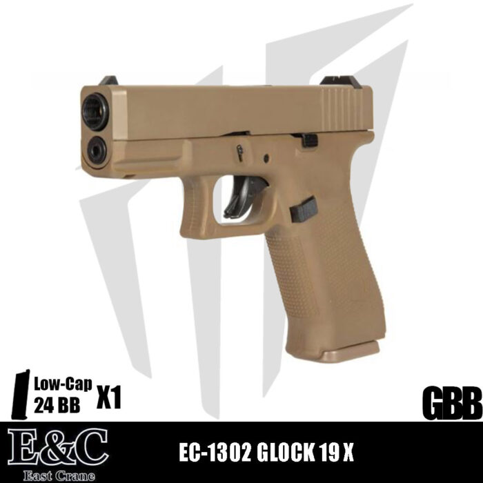 EAST&CRANE EC-1302 GLOCK 19X Airsoft Tabanca – Tan