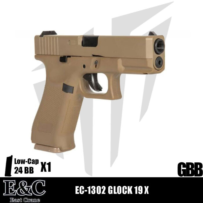 EAST&CRANE EC-1302 GLOCK 19X Airsoft Tabanca – Tan