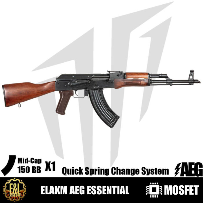 E&L AKM Essential AK47 Airsoft Tüfeği – Gerçek Ahşap