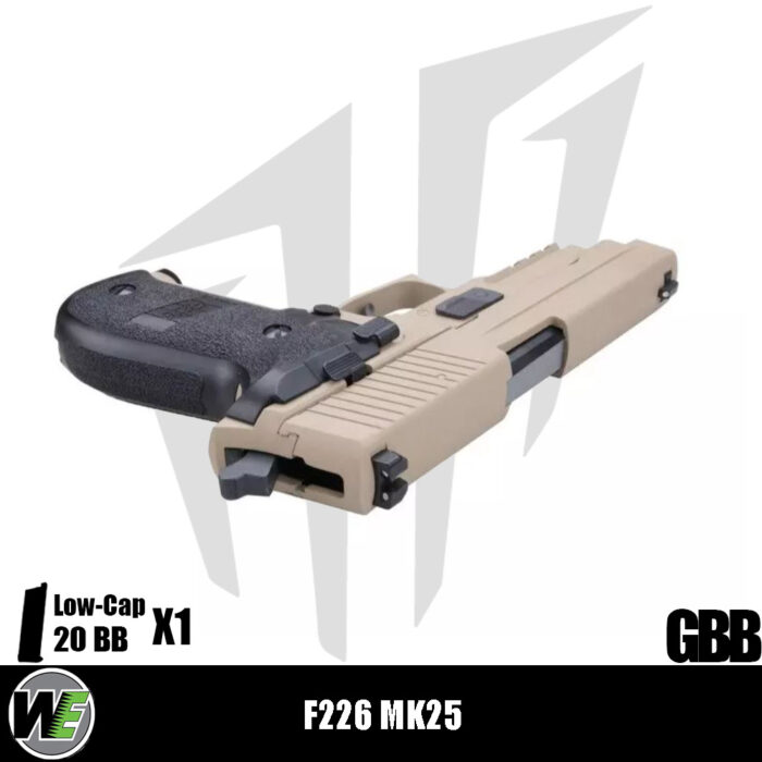 WE F226 MK25 Airsoft Tabanca - Tan