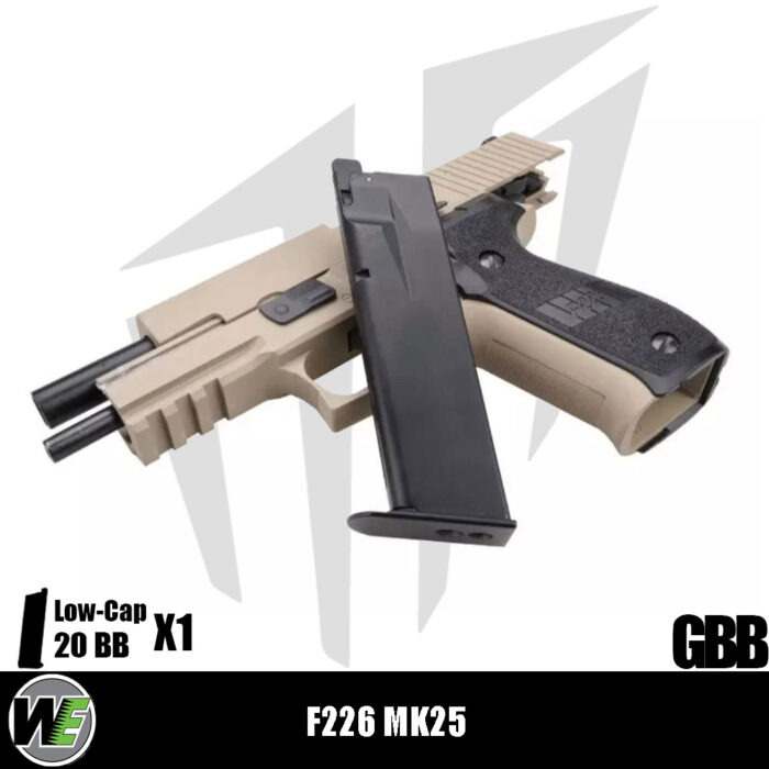 WE F226 MK25 Airsoft Tabanca - Tan